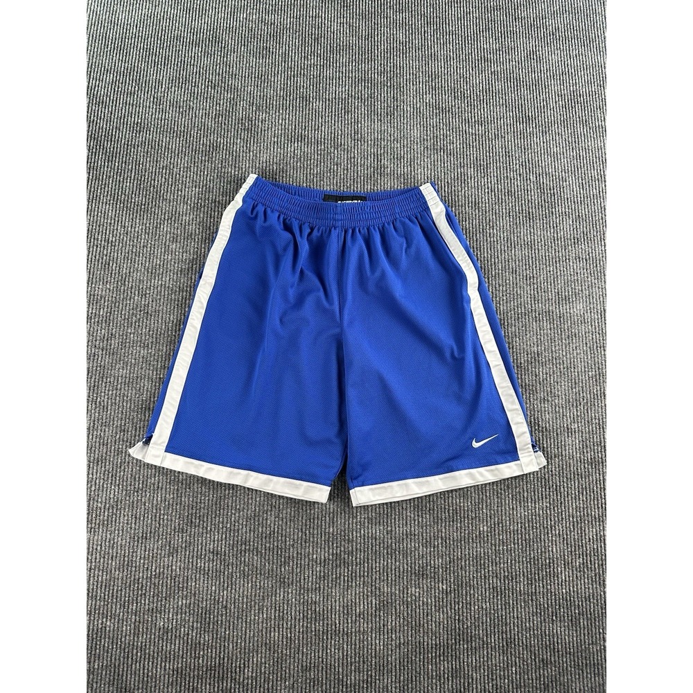 Nike Blue and White Athletic Shorts